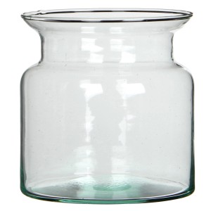 Transparenter Mica Decorations Blumentopf Mathew, 12 cm hoch, ideal für Blumen und Pflanzen.