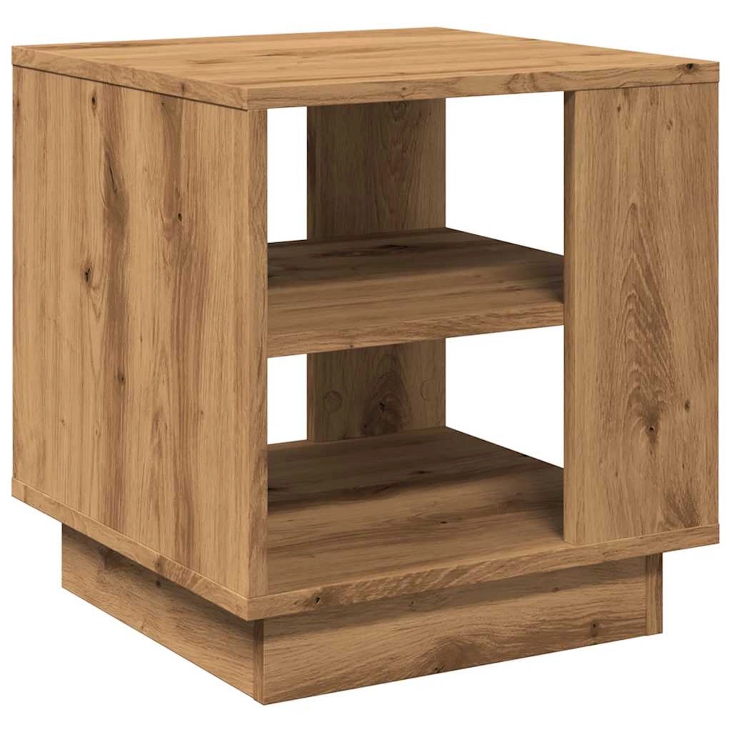 vidaXL Couchtisch Artisan-Eiche 40x40x43 cm Holzwerkstoff 856805