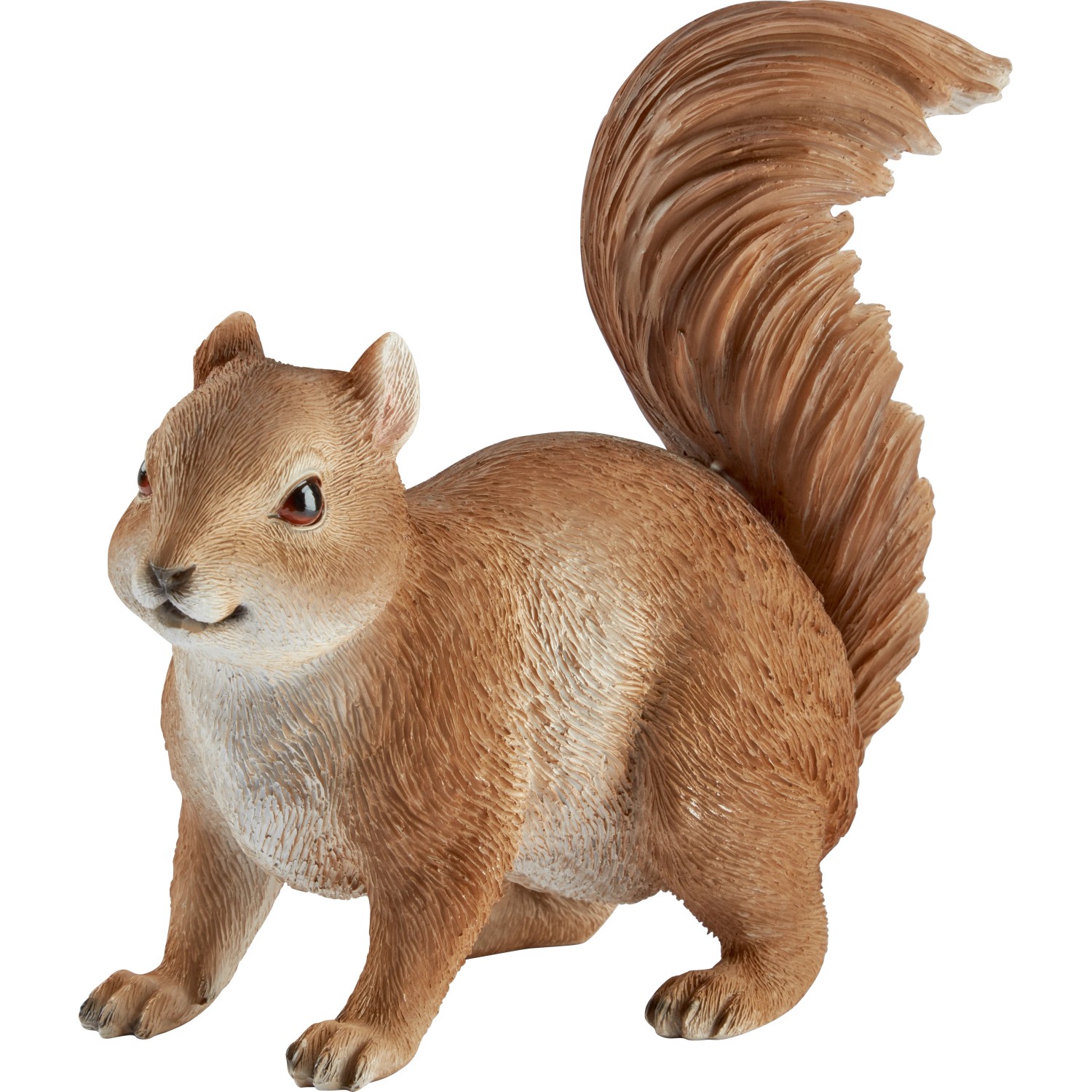 Deko-Figur Eichhörnchen 10,5 cm x 20,5 cm x 20 cm Dunkelbraun