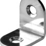 Hettich Stuhlwinkel, 20x20x15 mm, Edelstahl matt, 10er-Set, Verbindungsbeschlag.