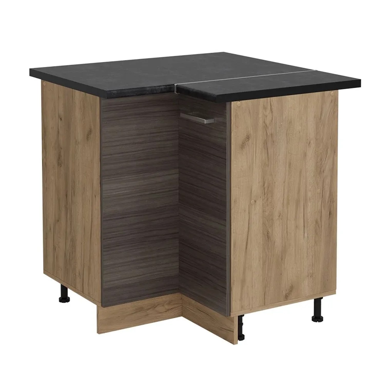 Vicco Eckunterschrank R-Line EdelGrau 76 x 82 AP Anthrazit Art Nr 53440
