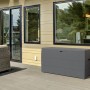 Duramax Durabox 270 l Universalbox in Anthrazit für Garten und Terrasse.