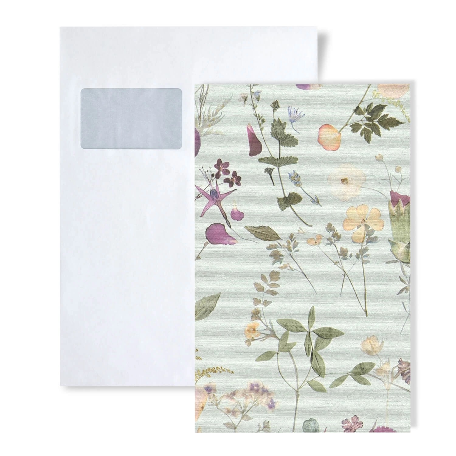 PROFHOME 1 MUSTERSTÜCK S-397463-GU DIN A4 MUSTER der Floralen Tapete günstig online kaufen