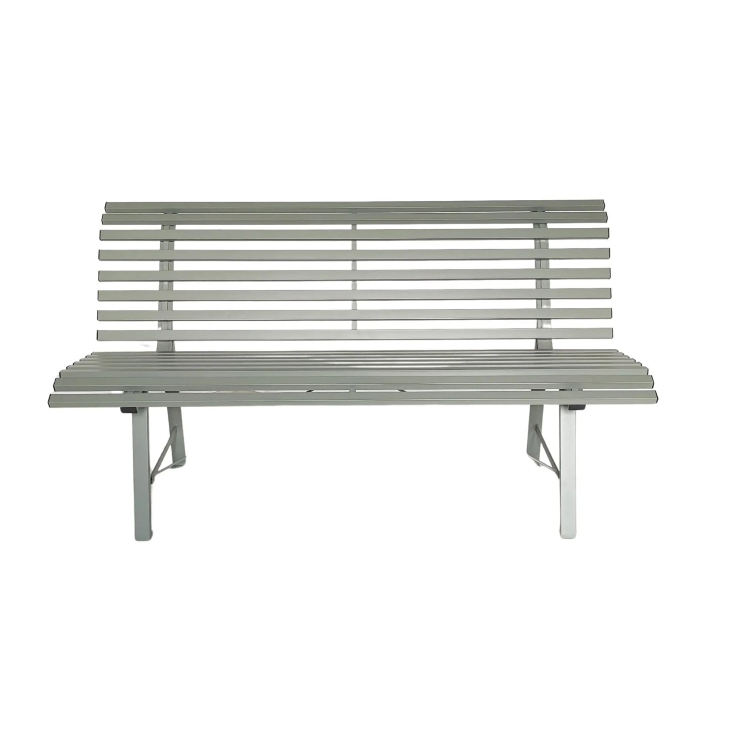 Greemotion Gartenbank Palermo Stahl 150 cm x 86 cm x 73 cm Grau