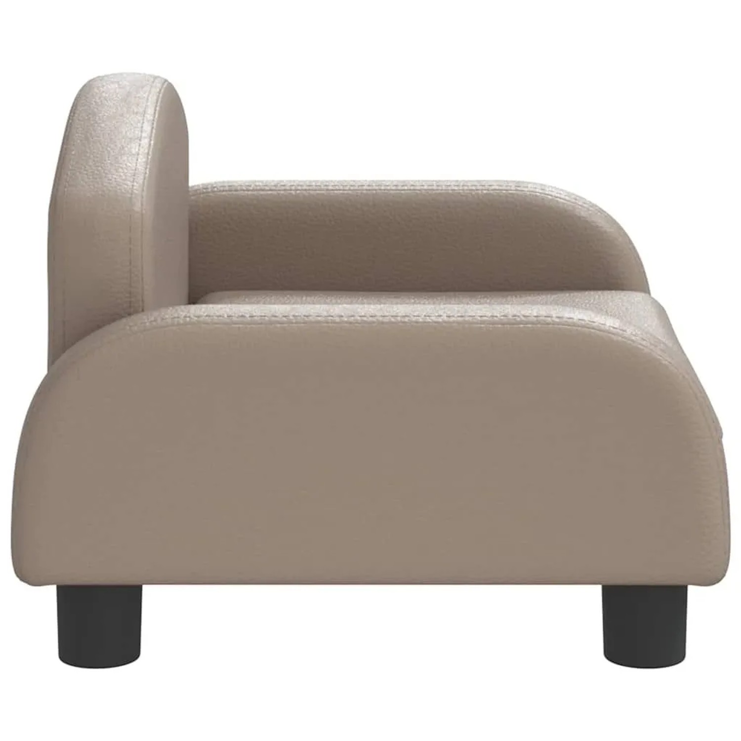 vidaXL Hundebett Cappuccino-Braun 50x40x30 cm Kunstleder 171980_4