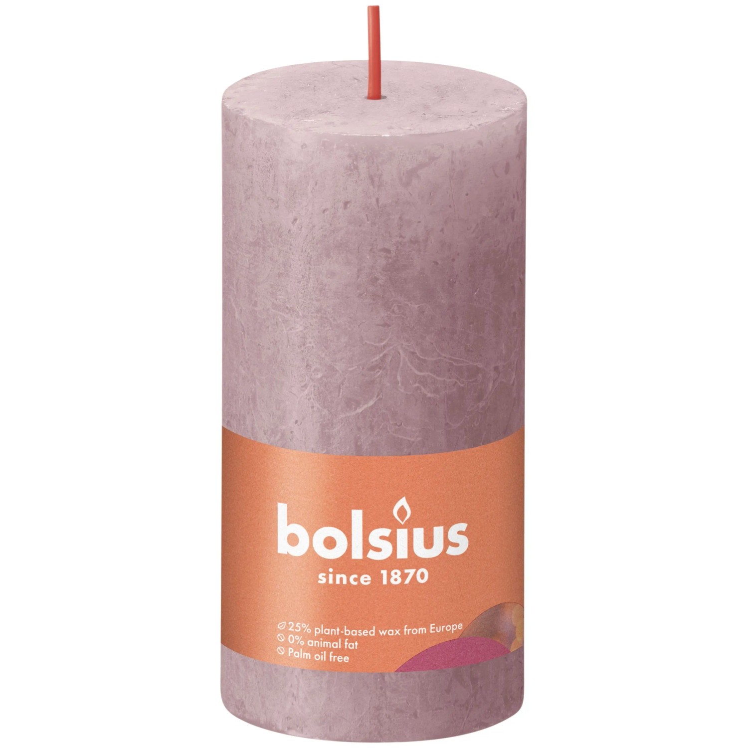 Bolsius Rustik-Kerze Shine 100/50 mm Eschenrose