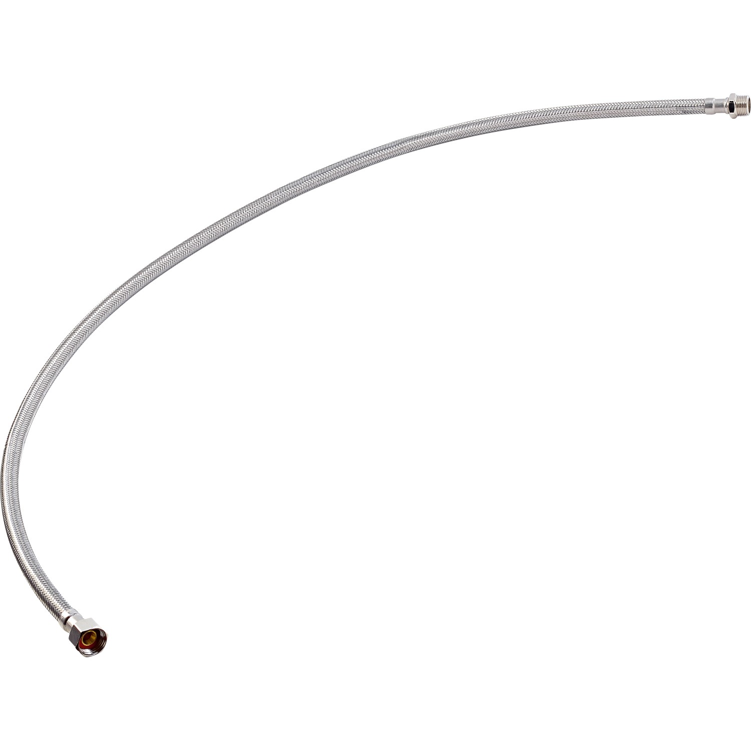 Flexibler Edelstahl Flexschlauch, 1000 mm lang, für Trinkwasserinstallation.