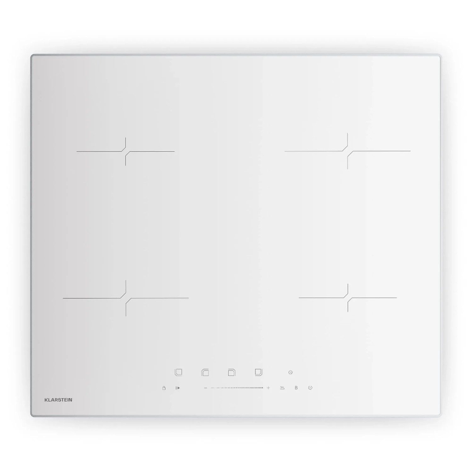 Klarstein Velaire Induktionskochfeld 4 Kochzonen 7000 W 60 cm Weiß