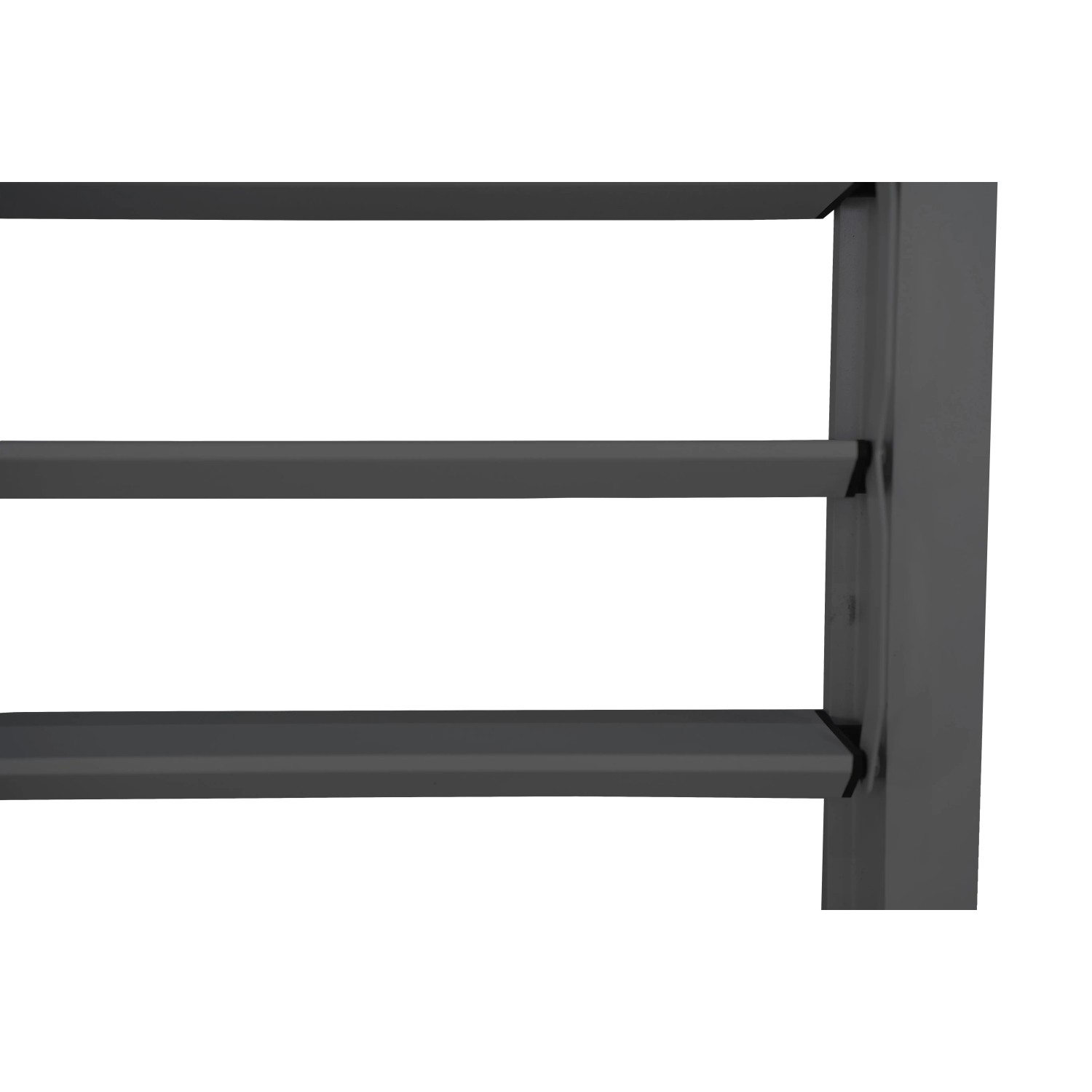 Verstellbare Lamellenwand Mirador, 113 cm, Anthrazit, für Terrassenüberdachung.