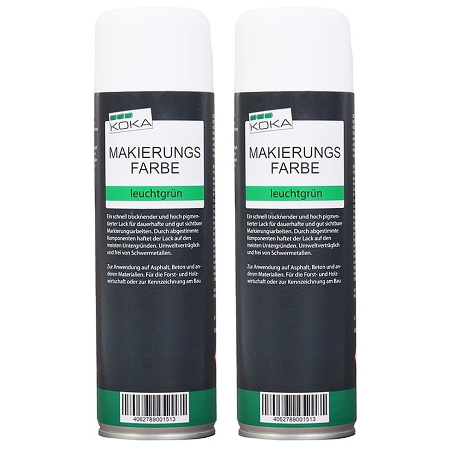 KOKA Markierungsfarbe Leuchtgrün 2 Stück