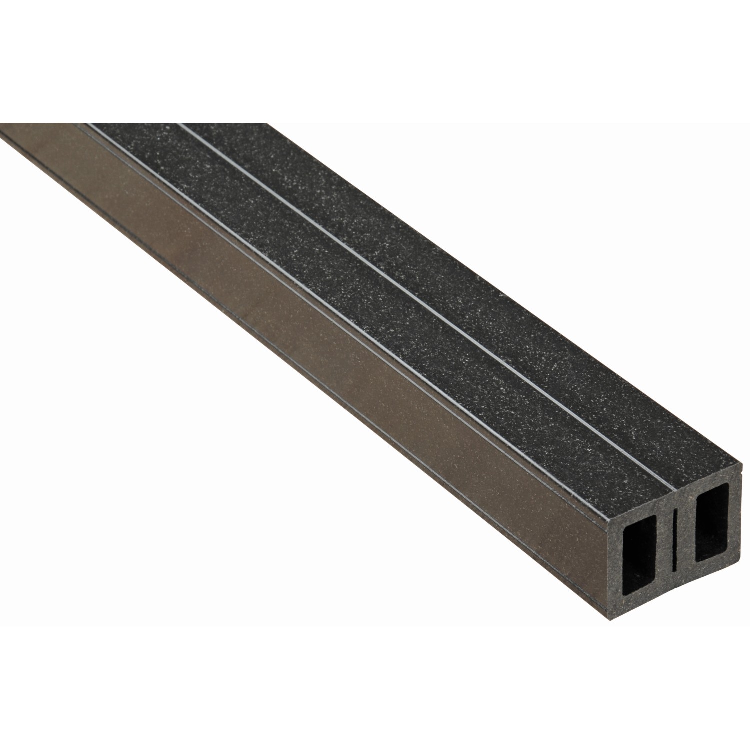 Kovalex WPC Universalunterkonstruktion Schwarz 4 cm x 5,5 cm x 300 cm