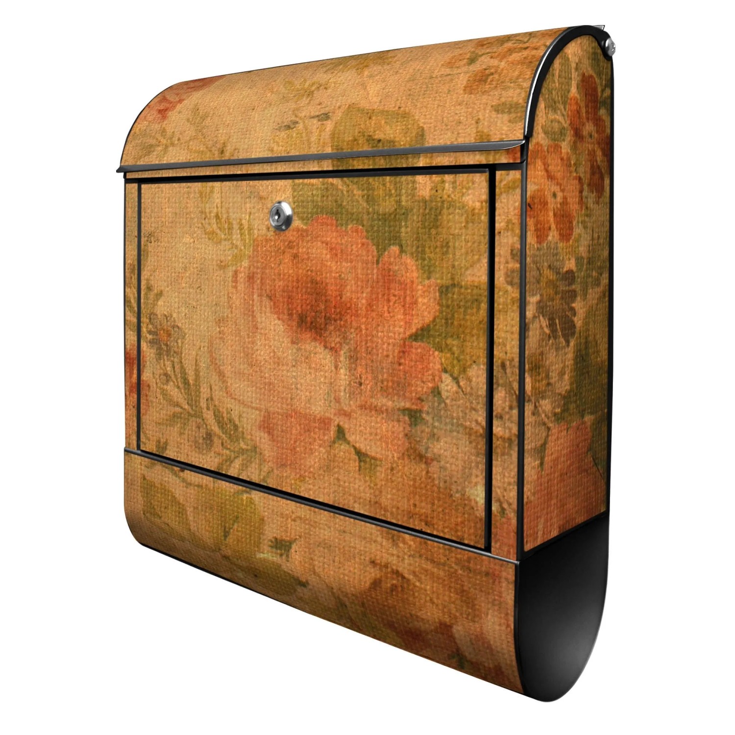 Banjado Design Briefkasten Schwarz Pulverbeschichtet 39x47x14cm 2 Schlüssel günstig online kaufen