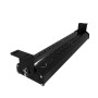 Schwarze LUXULA LED Hallenleuchte, 100W Linear Highbay Strahler für Industrie & Gewerbe.