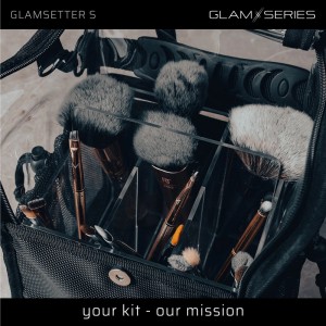 Glamseries Glamsetter S Kosmetiktasche Kulturtasche Make Up Bag Schminktasche