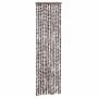 Beige-brauner Fliegenvorhang (56x200 cm) aus Chenille für Fenster.