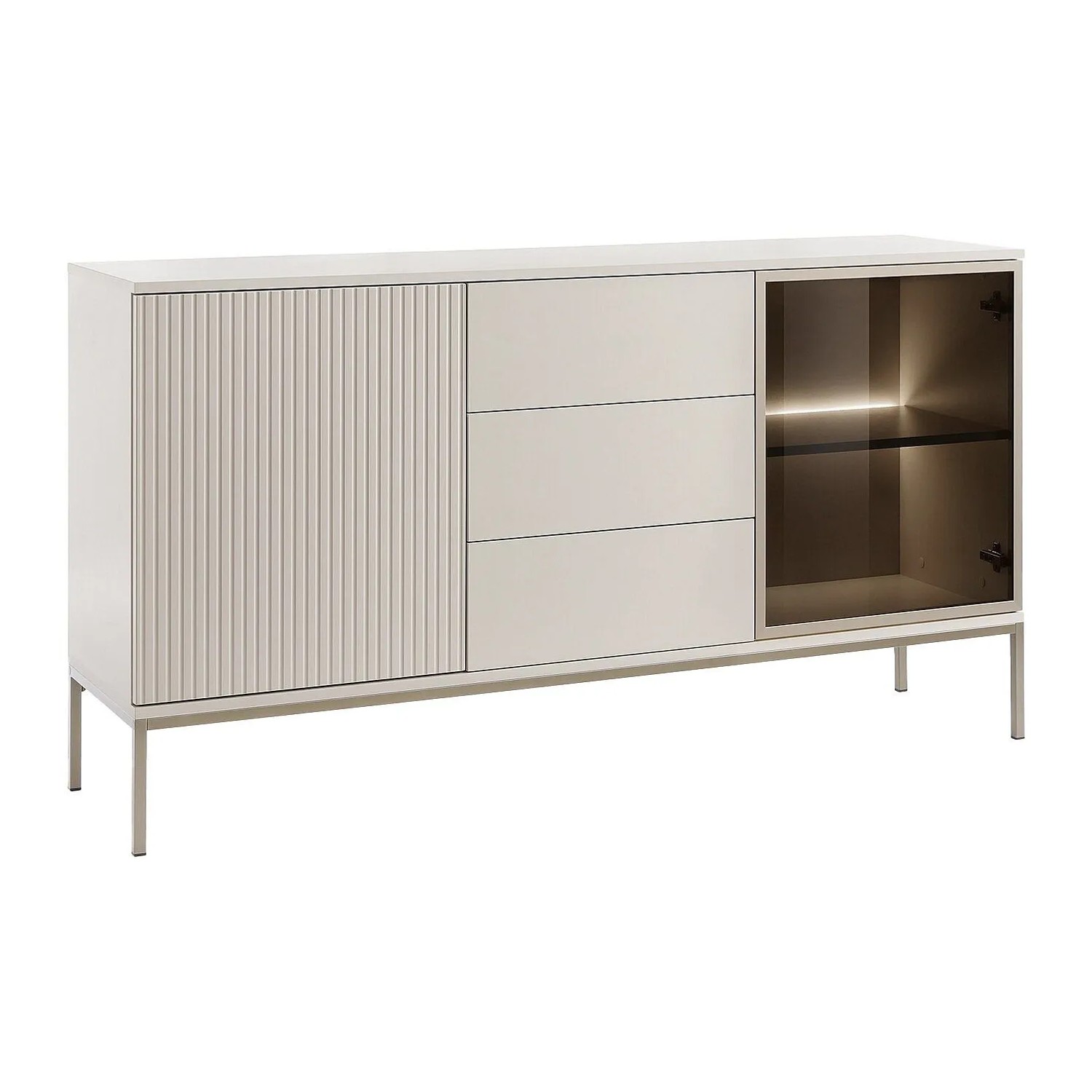 Vente-unique Sideboard Ovila Beige 154 cm