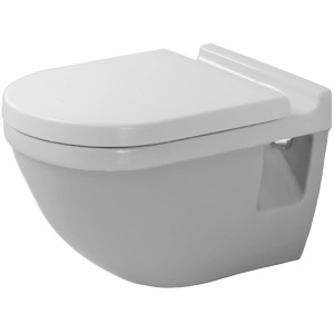 Weißes Duravit Starck 3 Wand-WC mit WonderGliss Beschichtung, 54 cm