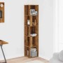 vidaXL Eckregal Altholz-Optik 33x33x165 cm Holzwerkstoff 856724_3