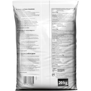 Garten- und Rasenkalk Dolomitkalk 20 kg Sack für gesunden Rasen und Gartenboden.