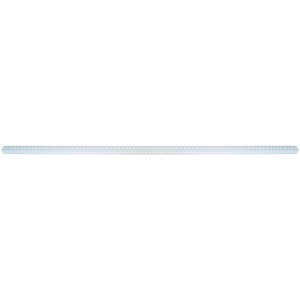 Graues Winkelprofil Vario-System, 2000 mm lang, für Regale und Regalböden mit Langlochung.
