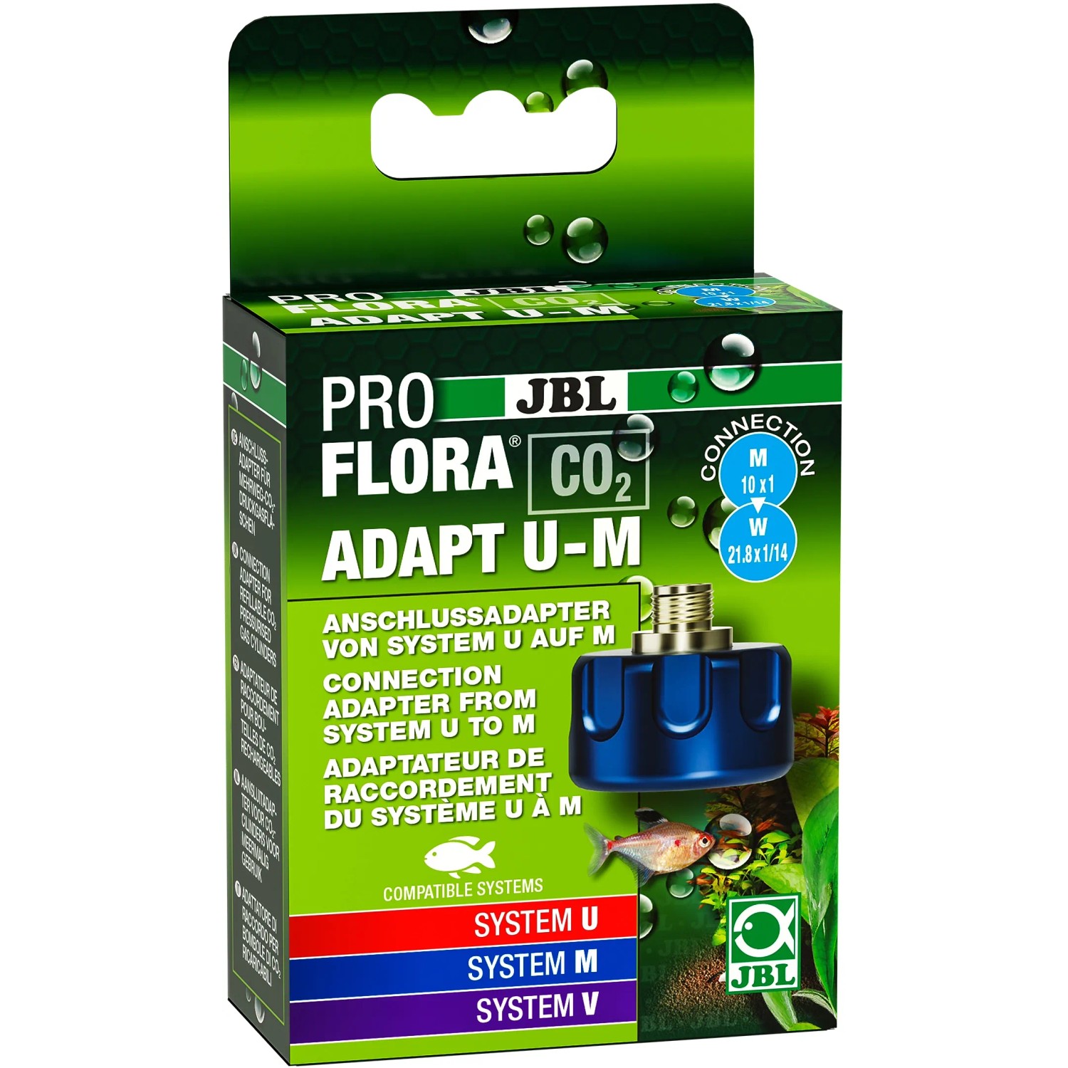 JBL Aquarium-Anschlussadapter Proflora Adapt U-M für CO²-Düngeanlage