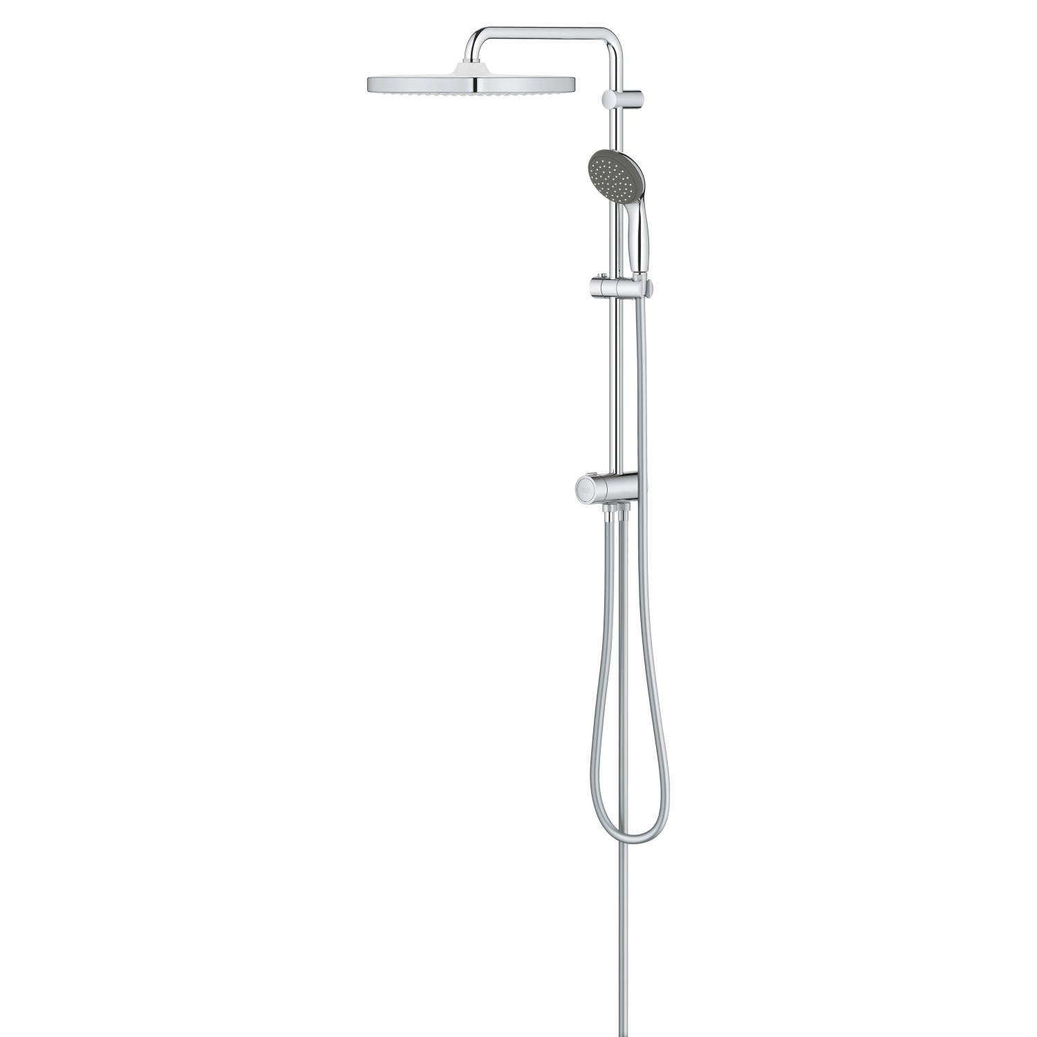 Grohe QuickFix Duschgarnitur Vitalio Start 250 Cube mit Umsteller Wandmontage