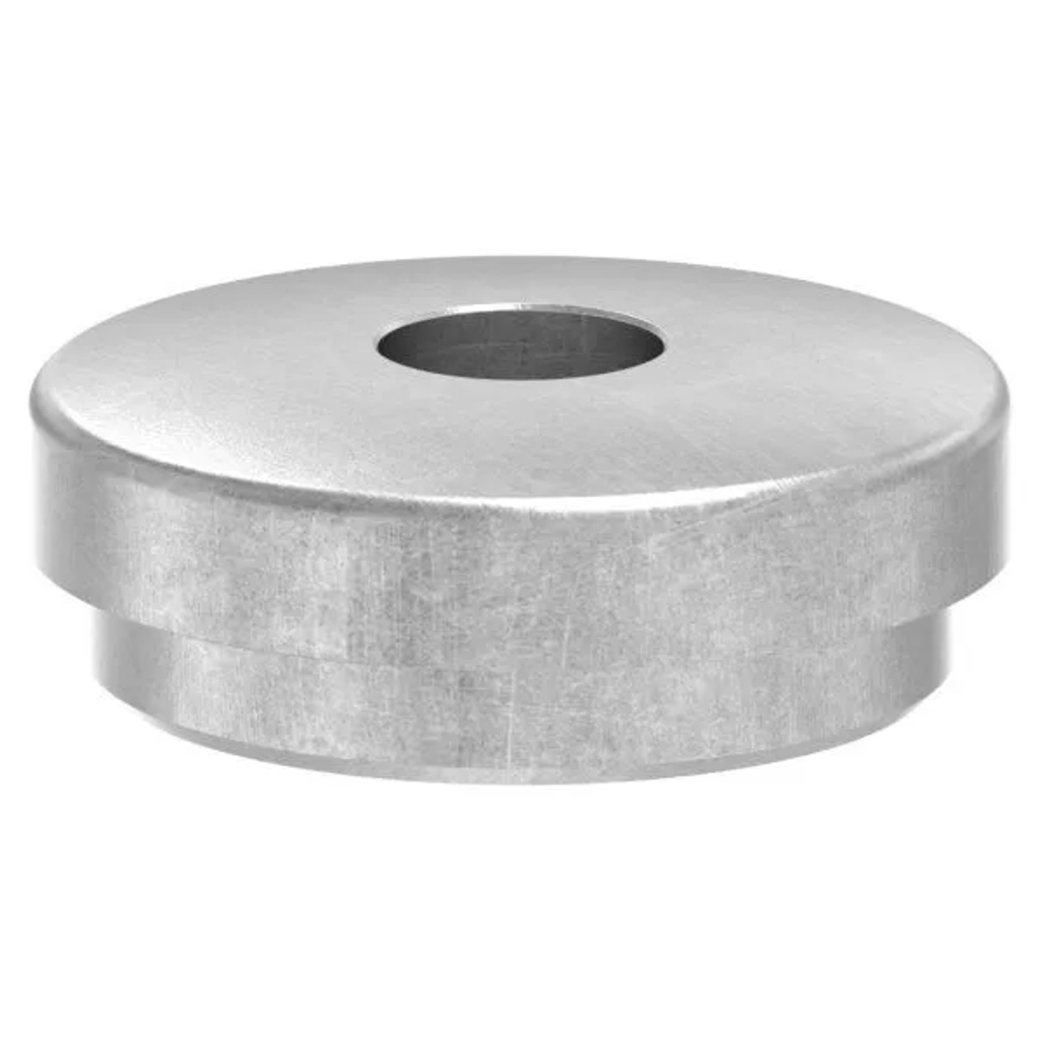 FeNau Einsteckkappe Stahl Für Rohr Ø 42,4 X 2,5 mm Mit Bohrung Ø 12,3 mm Leicht Gewölbt