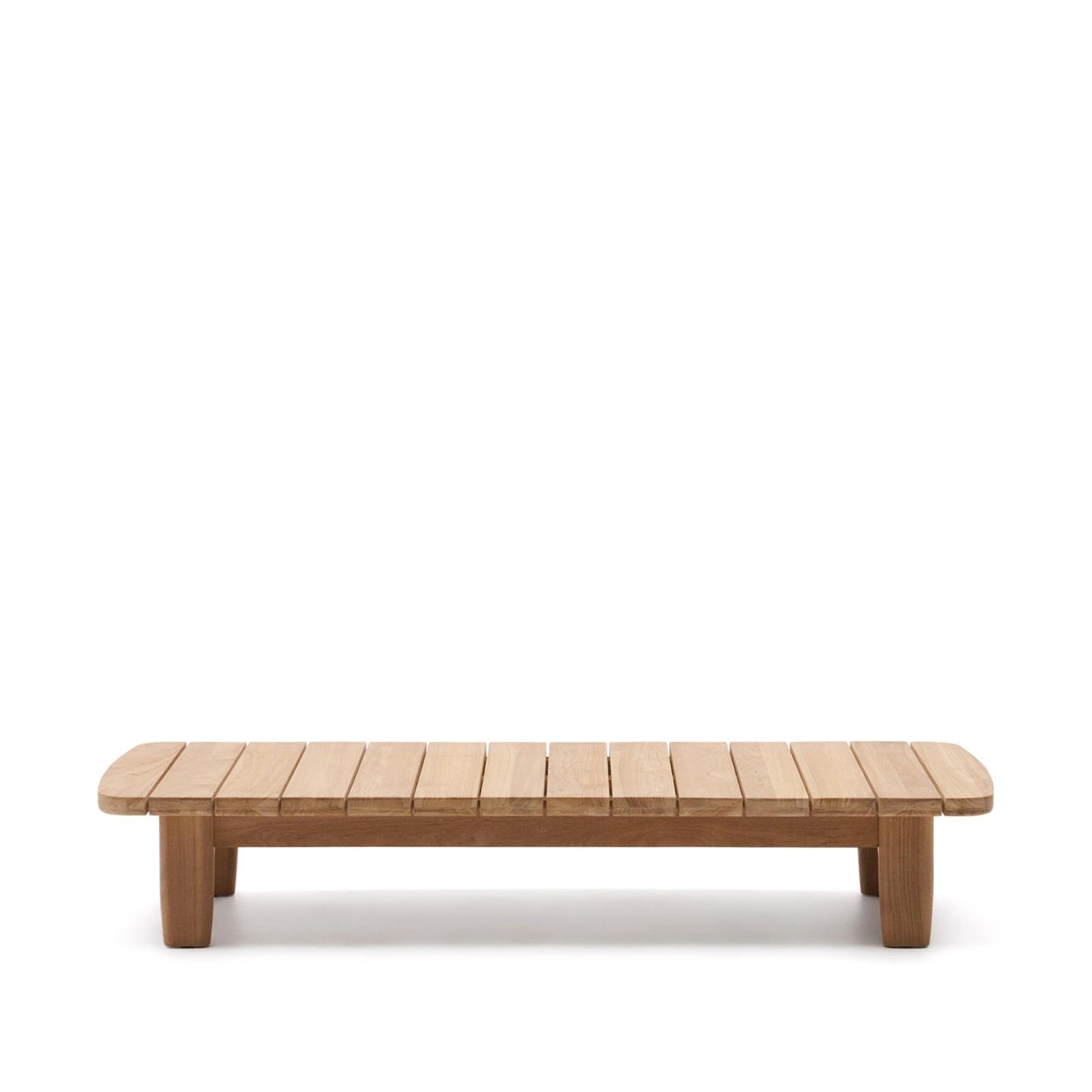 Natur24 Couchtisch Tirant 140 x 26 x 70 cm Teakholz günstig online kaufen