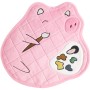 Rosa Hunter Hundespielzeug Koloa Pigasso, Schwein mit Malpalette, 24 cm.