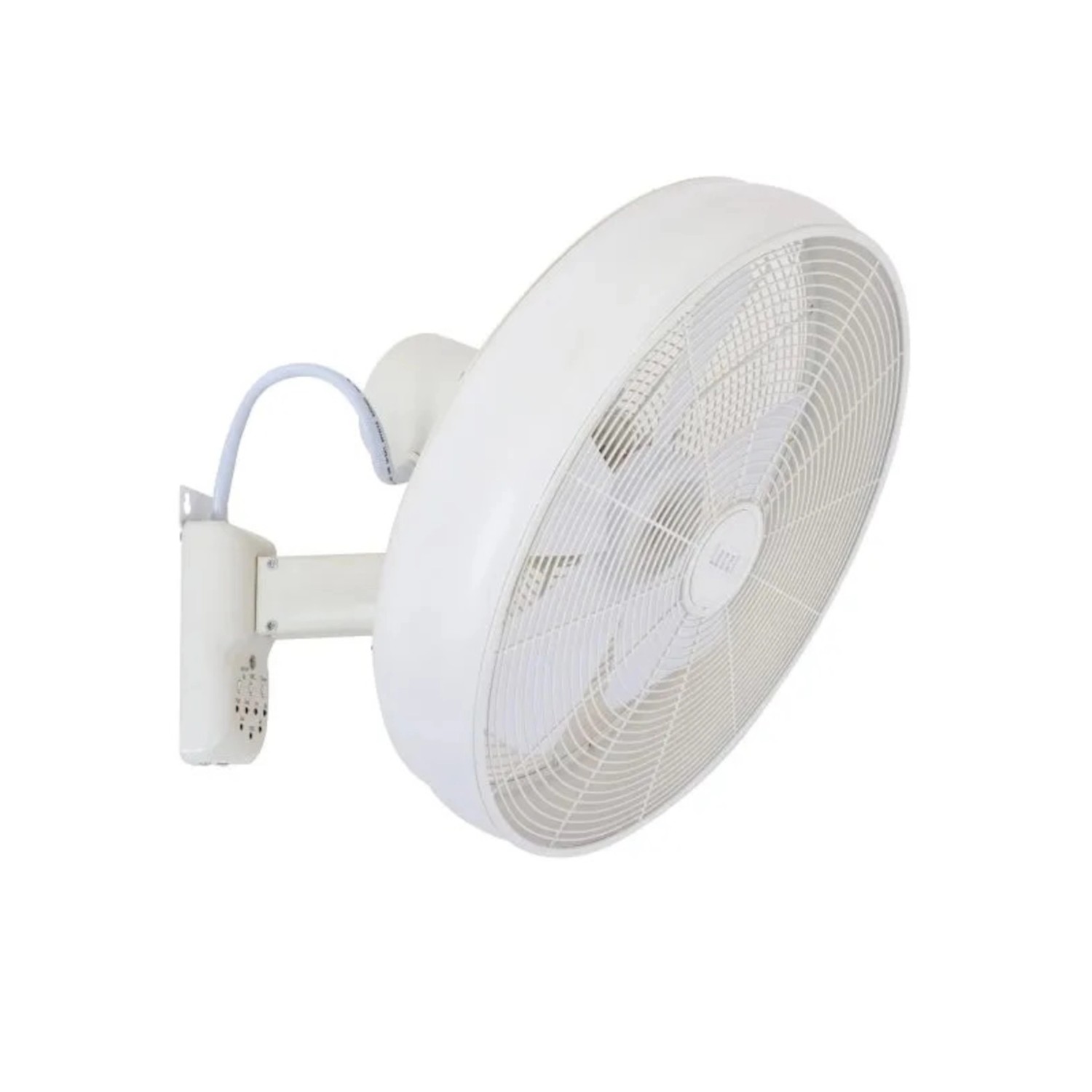 Lucci Air Retro Design Wandventilator Breeze Wall Weiß Mit Fernbedienung