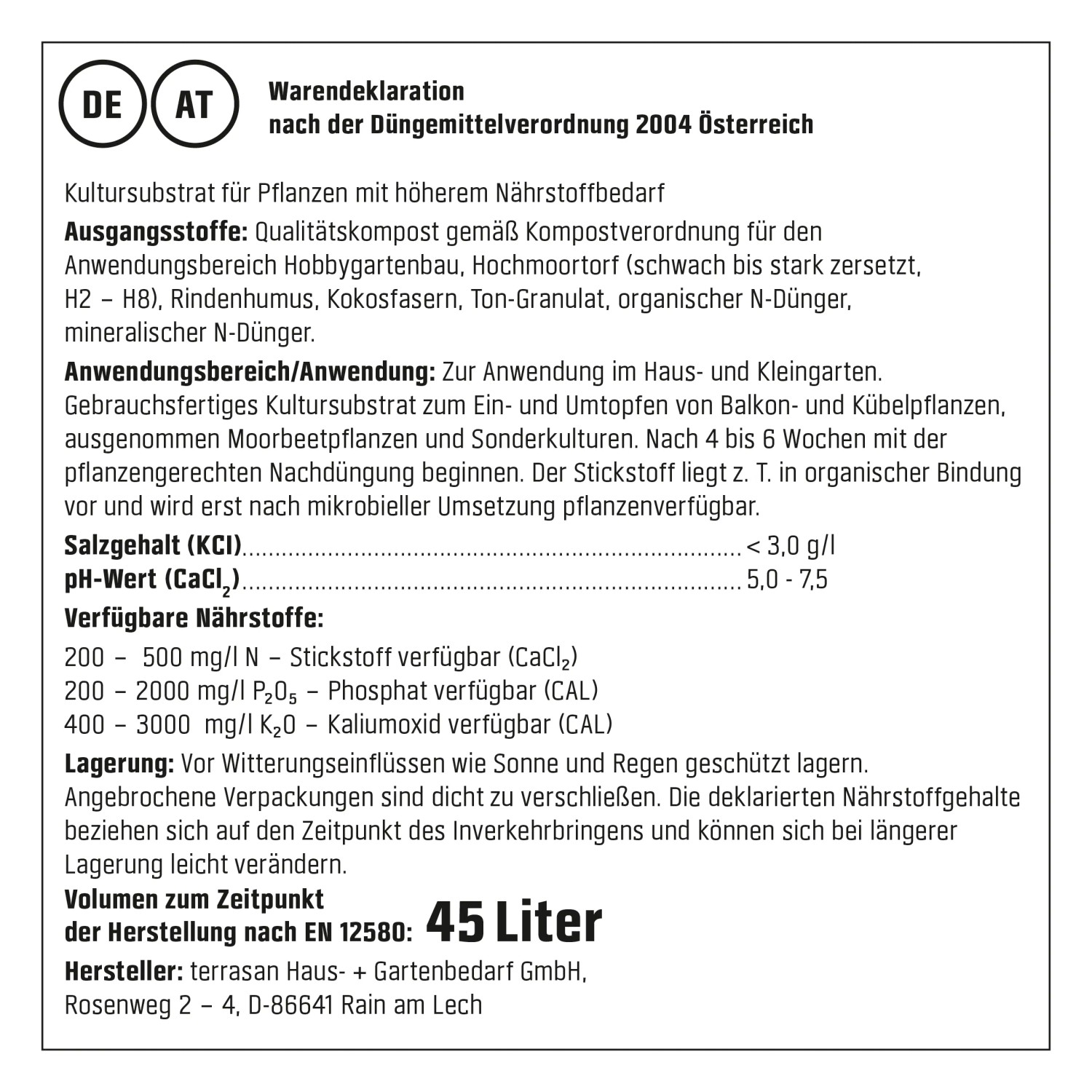 Informationen zur GROW by OBI Balkon- und Kübelpflanzenerde (45l): Zusammensetzung und Anwendung.