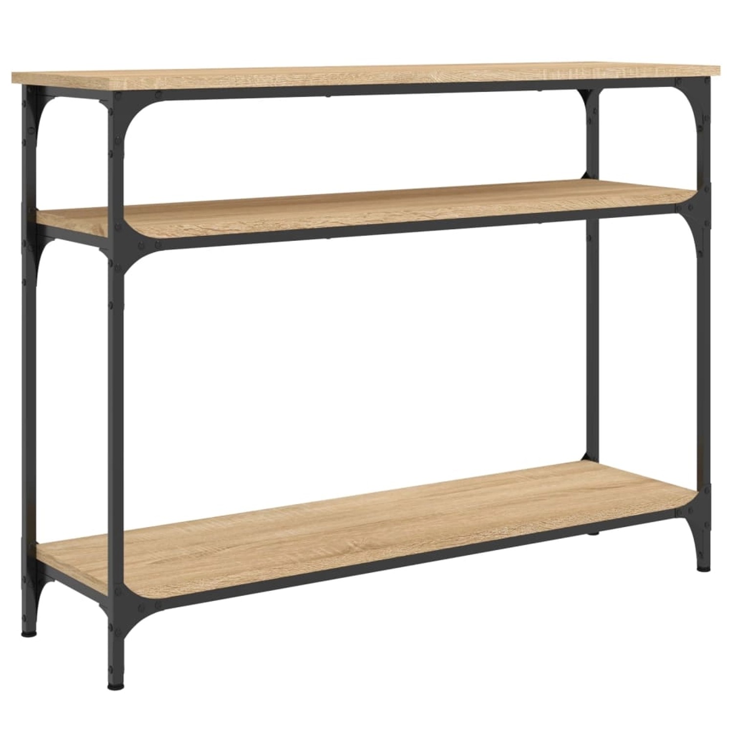 vidaXL Konsolentisch Sonoma-Eiche 100x29x75 cm Holzwerkstoff Modell 1