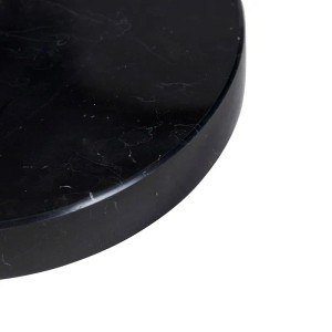 QAZQA Marmorfuß Schwarz für Stehlampe Editor