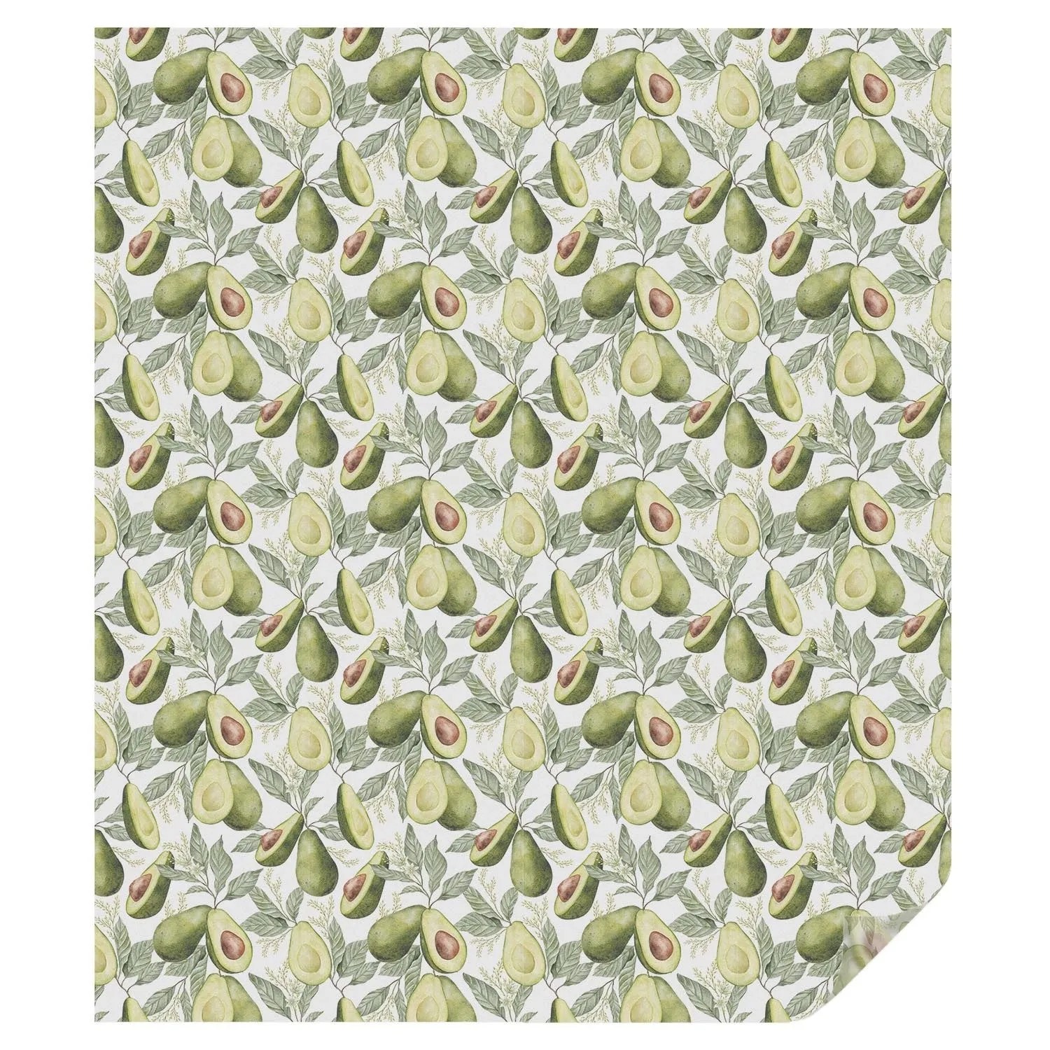 Tulup Fensterfolie Avocadoblätter Sichtschutzfolie Fenster 100x116 cm Grün Blickdichte Folie für Fenster Klebefolie Fens...