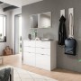 Inn.Furn Garderobenpaneel Set in Weiß 115 cm SystemX_3