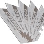 Stanley Carbide Trapezklingen, 10 Stück, für Messer. Robuste Klingen mit Wolframkarbid-Beschichtung.