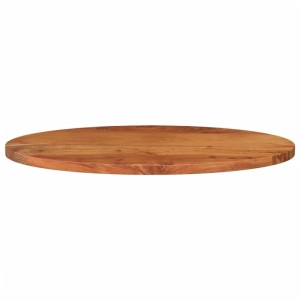 vidaXL Tischplatte 80x40x2,5 cm Oval Massivholz Akazie 370798