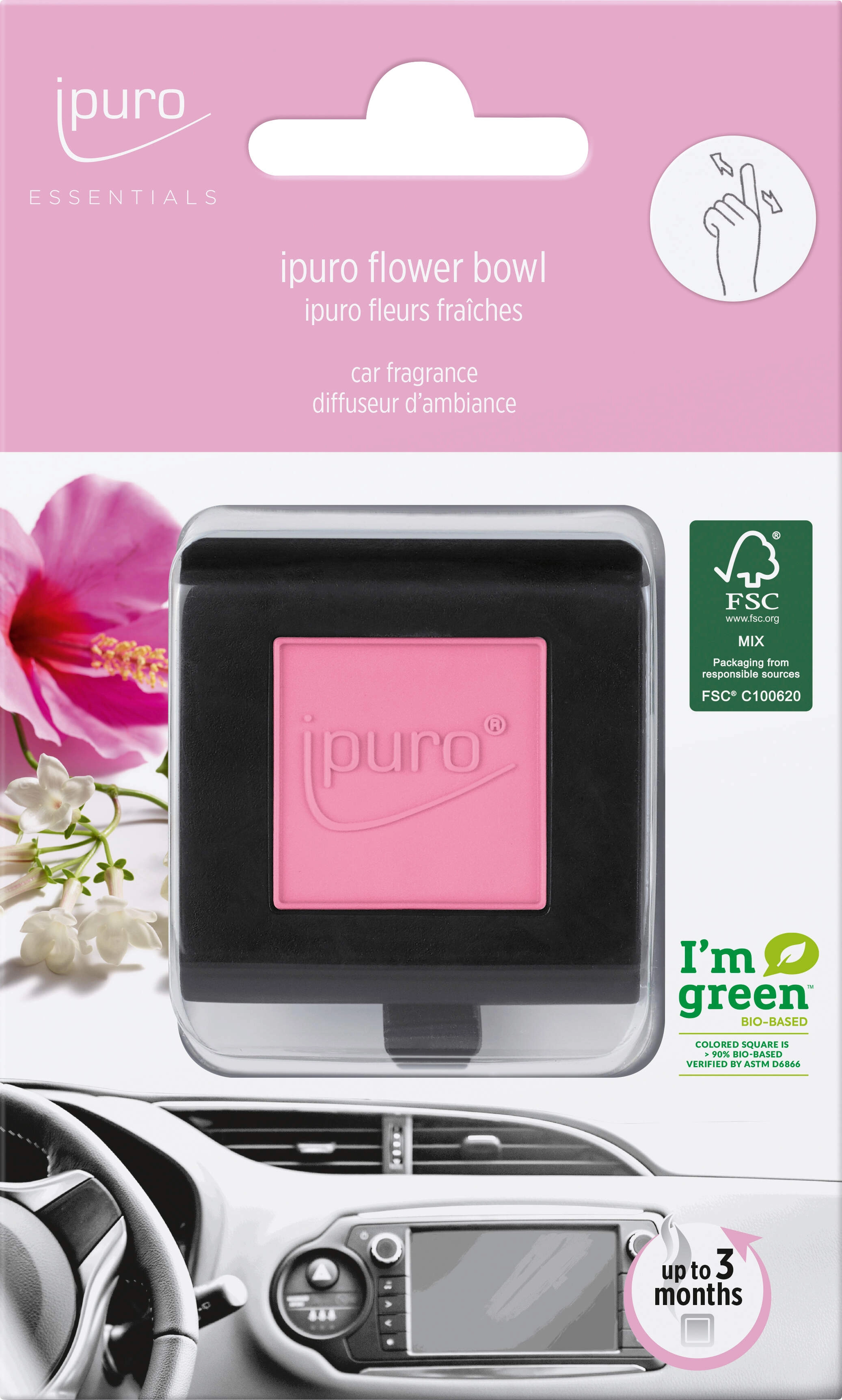 IPURO Raumduft Essentials by Ipuro Car Line Autoduft flower bowl