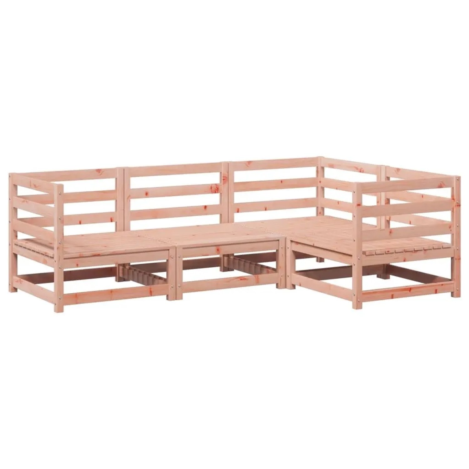 vidaXL 4 Tlg Garten-Sofagarnitur Massivholz Douglasie 3299410