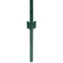 Grüner Metallzaunpfosten aus Stahl, 1,22 m hoch, für Gartenzaun von vidaXL.