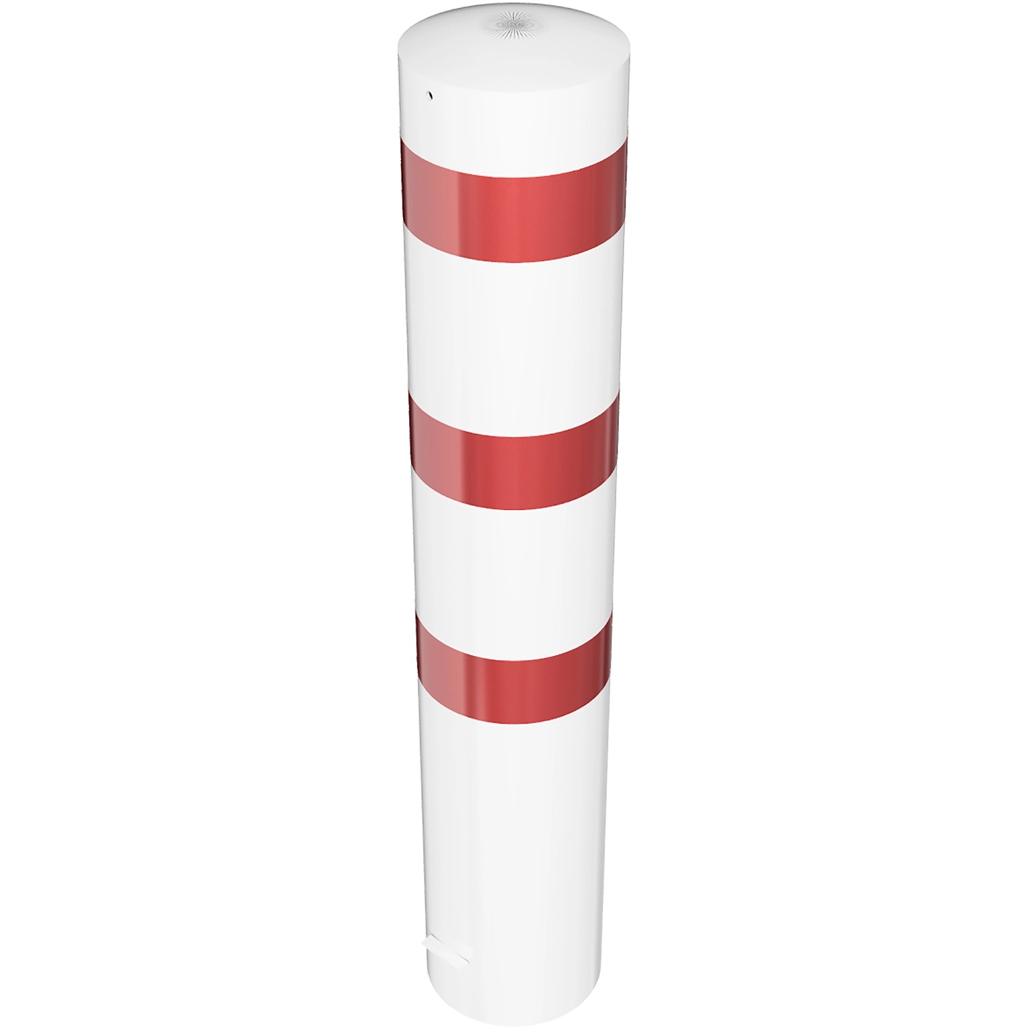 Schake Absperrpoller Ø 273 mm Einbetonieren 1.500 mm Weiß-Rot