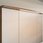 Pelipal Spiegelschrank mit Eiche Ribbeck Dekor und Beleuchtung für Badmöbel-Set Serie 4010.