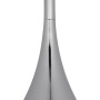 Chromfarbene Näve Pendelleuchte Drop, 1-flammig, im Tropfen-Design.