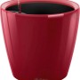 Lechuza Classico Premium LS Pflanzgefäß, Ø 35cm, Scarlet Rot, hochglänzend.