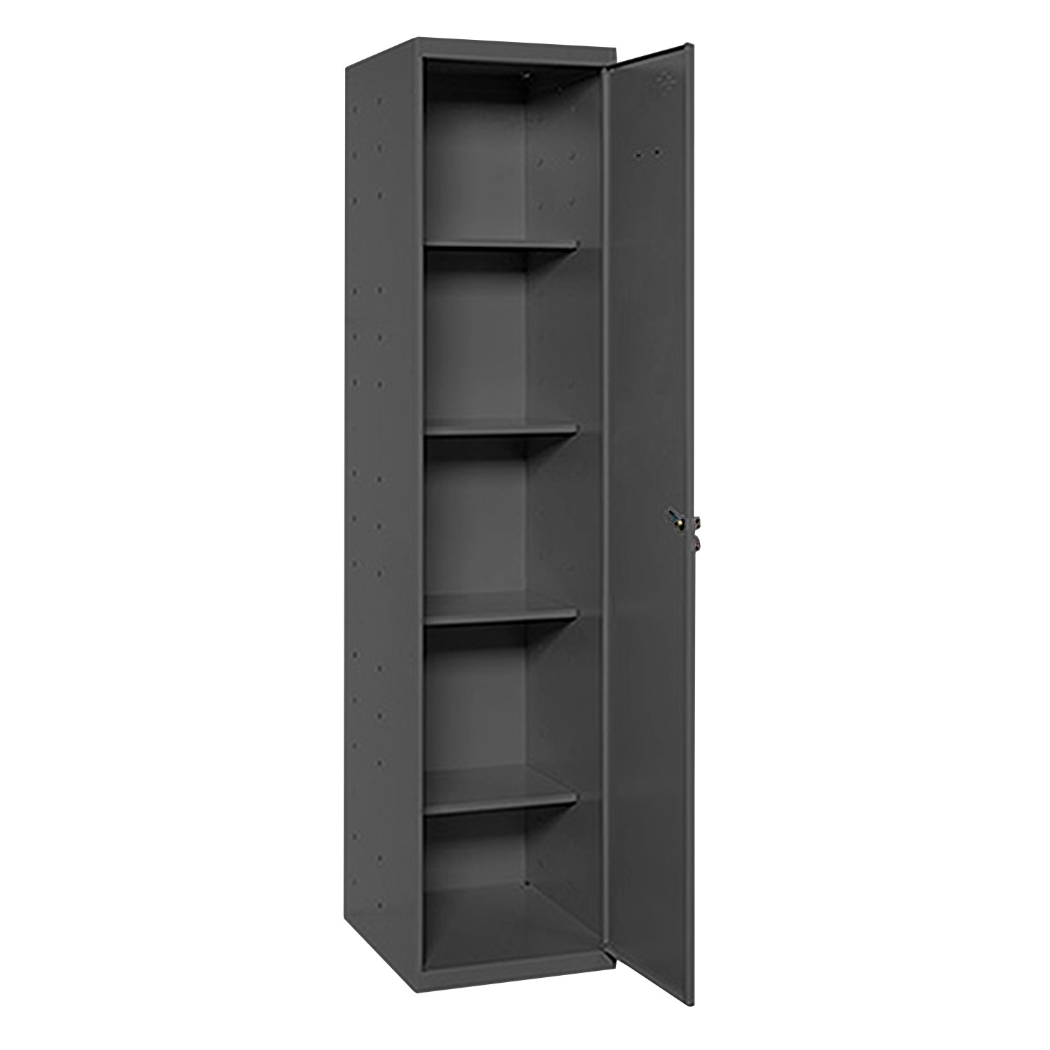 PROREGAL Putzmittelschrank AMEGO HxBxT 180 x 40 x 40 cm 4x Fachboden Anthra günstig online kaufen