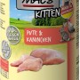 Mac's Katzen-Nassfutter Kitten Pute & Kaninchen, getreidefrei im 400g Napf.