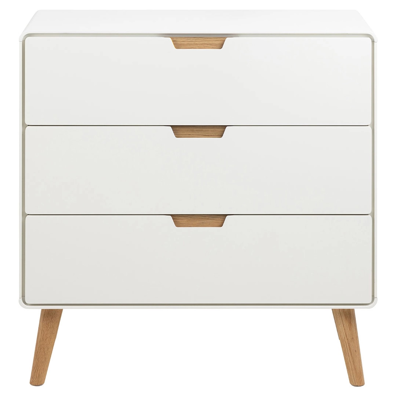 ebuy24 Lowell Kommode 3 Schubladen Weiß günstig online kaufen