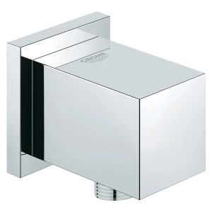 Grohe Euphoria Cube Wandanschlussbogen DN 15 aus Chrom, mit Außengewinde.
