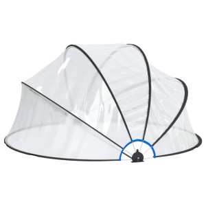 vidaXL Pool-Kuppel Rund 315x158 cm PVC 93812