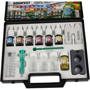 JBL ProAquaTest Combi Set Plus Fe: Wassertestkoffer für Aquarien mit Tests für pH, KH, NO2, NO3, CO2 und Eisen.